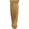 Ekena Millwork 6 1/2"W x 8"D x 22"H Small Jumbo Acanthus Wood Corbel, Alder CORW07X08X22ACAL - alternate 4